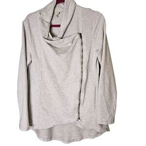 My Beloved light gray zip up sweatshirt, L.